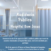 Audiência Pública: Hospital Bom Jesus