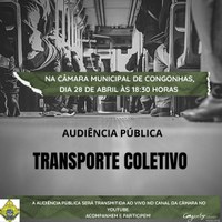 AUDIÊNCIA PÚBLICA - TRANSPORTE COLETIVO