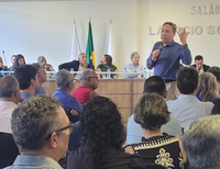 Câmara recebe prefeito e vice-prefeito para apresentação da gestão em Congonhas.
