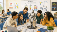 Nova legislação institui a Política Municipal de Educação Empreendedora para incentivar a criatividade e inovação dos alunos da rede pública. 
