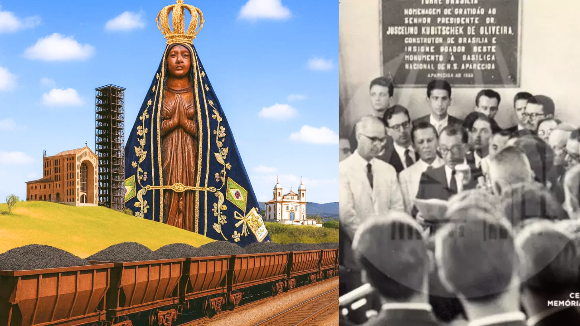 Você sabia que parte da estrutura do Santuário Nacional de Aparecida teve origem em Congonhas?